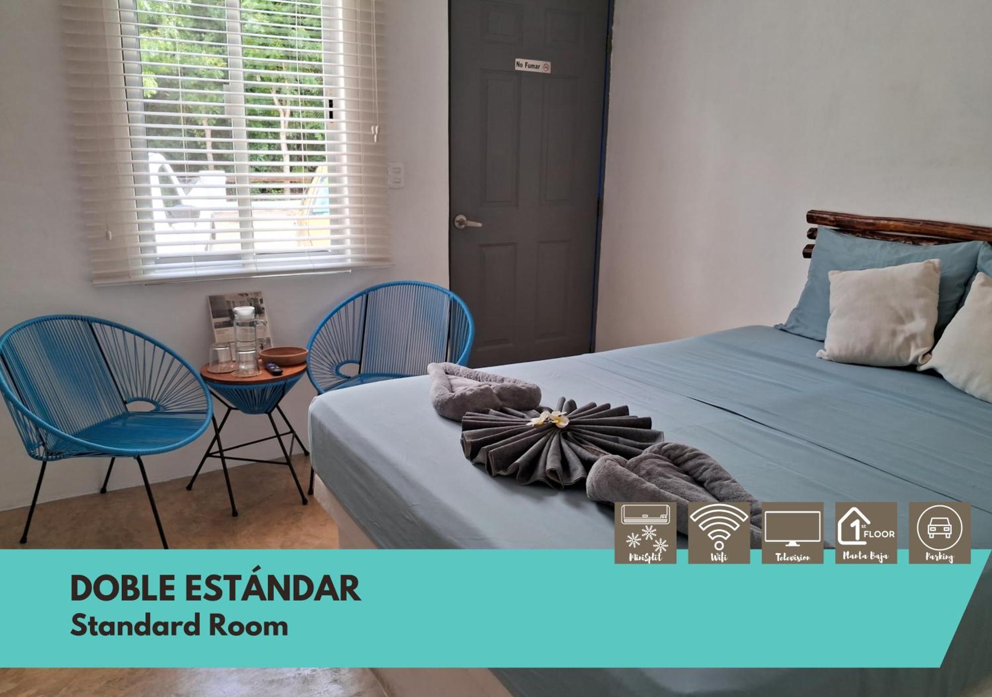 Posada Mykonos Bacalar Buitenkant foto
